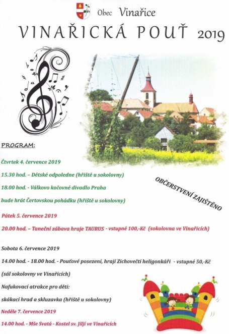 Vinařická pouť 2019