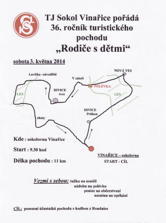 36. ročník turistického pochodu 